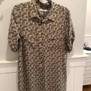 Equipment Floral Dress